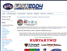 Tablet Screenshot of fasteddysports.com